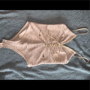 Forever 21 Tan Bodysuit